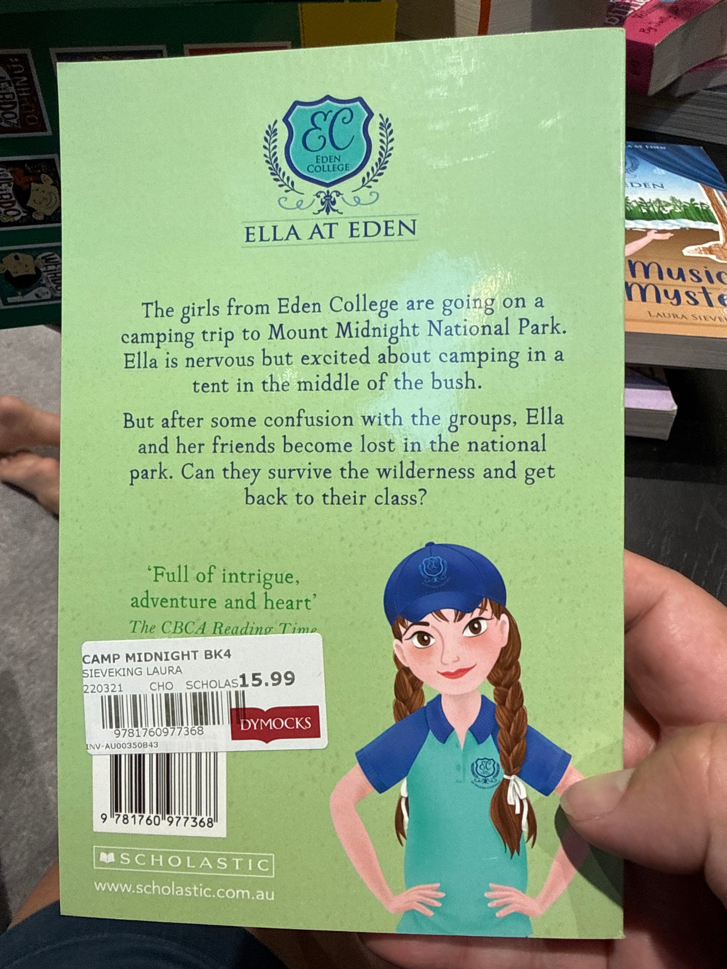 Ella at Eden #4: Camp Midnight by Laura Sieveking